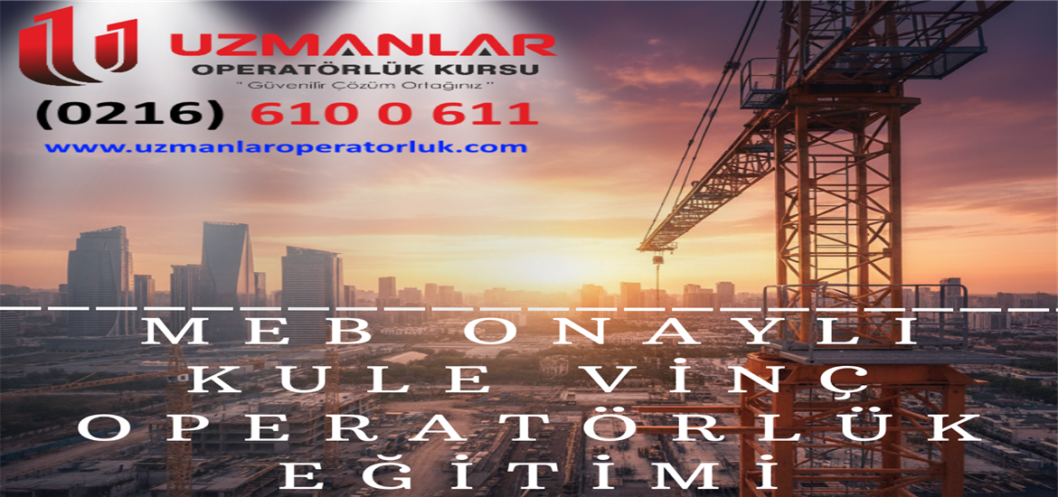 Kule Vinç Operatörlük Eğitimi, Belgesi ve İstihdam Alanları